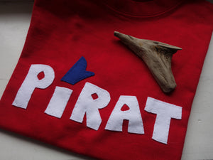 Kinder T-Shirt mit Wort, langarm