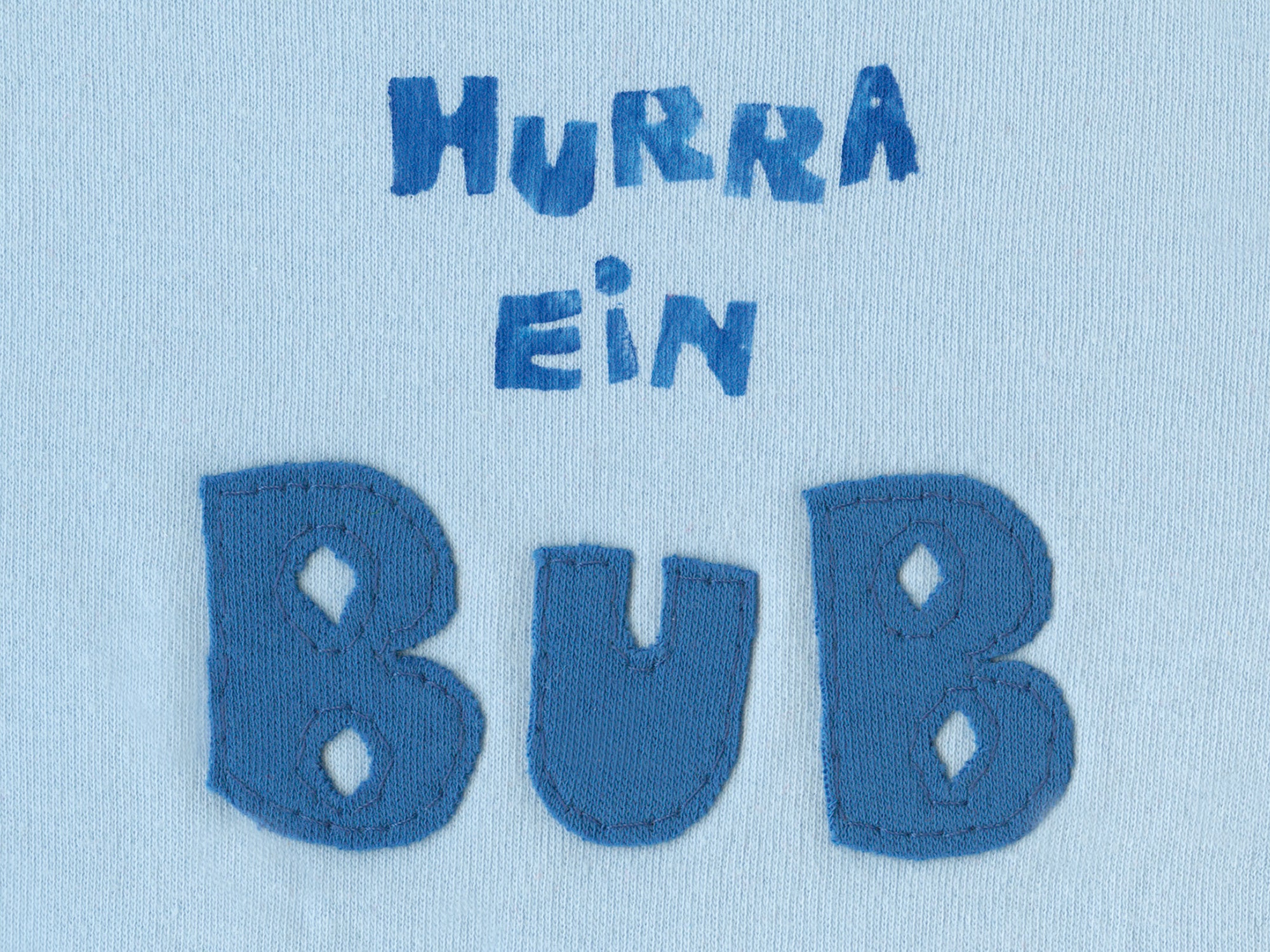 Postkarte "Hurra ein Bub"