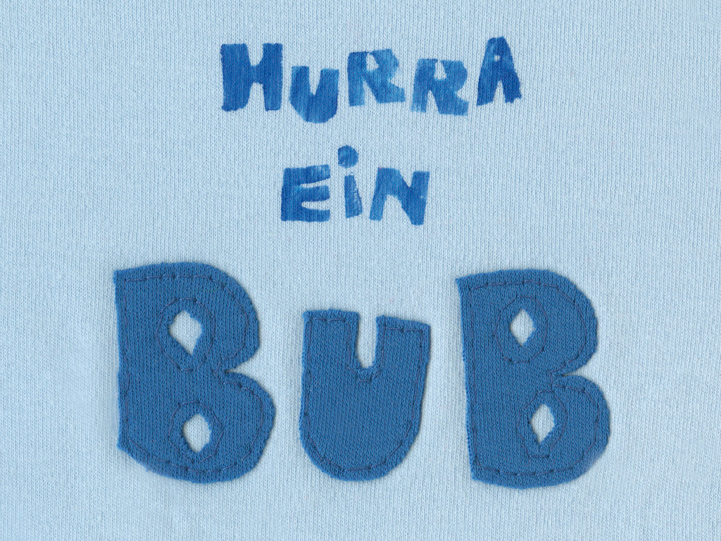Postkarte "Hurra ein Bub"