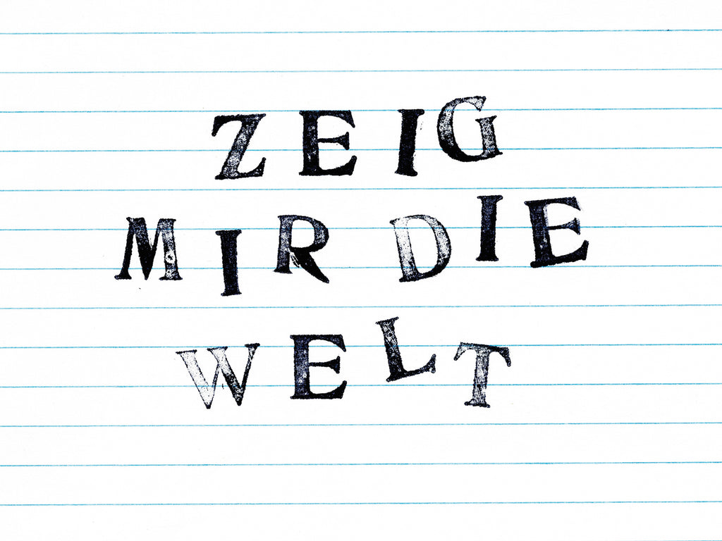 Postkarte "Zeig mir die Welt"