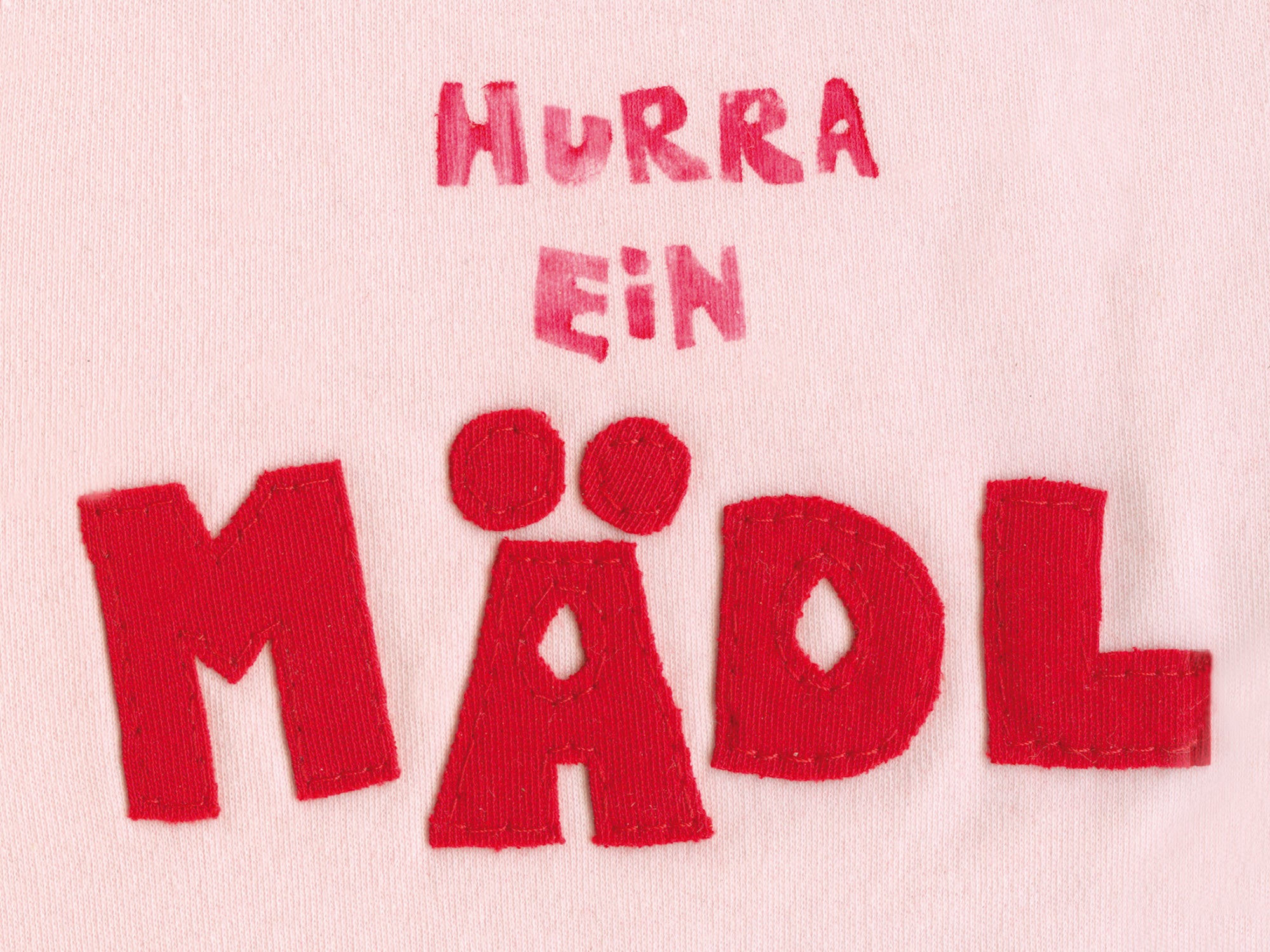 Postkarte "Hurra ein Mädl"