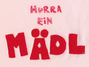 Postkarte "Hurra ein Mädl"