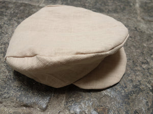 Schiebermütze aus Leinen