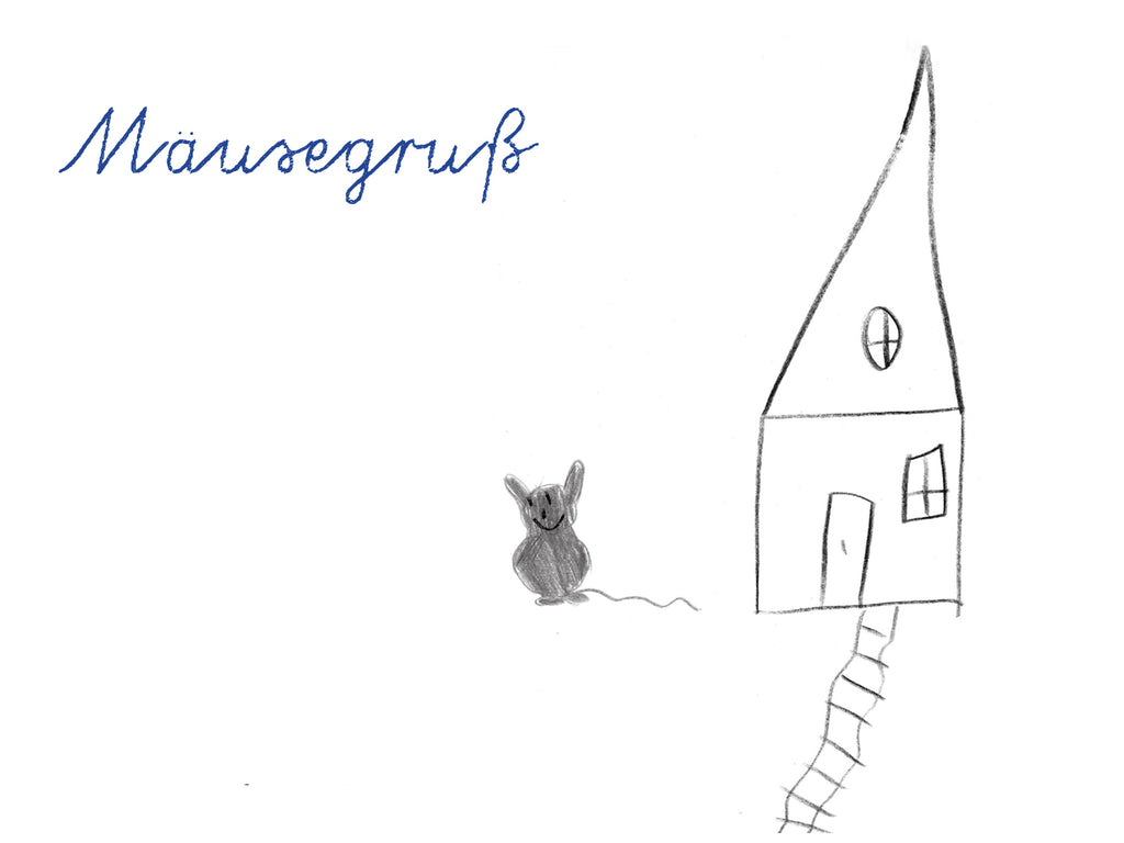 Postkarte "Mäusegruss"