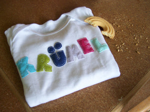 T-Shirt mit Wort, kurzarm